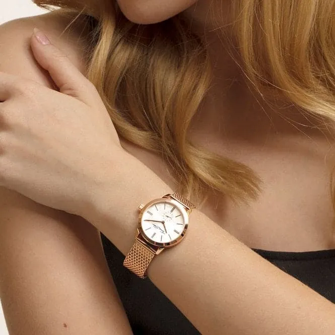 Thomas Sabo Glam Spirit Stainless Steel Rose Gold Watch WA0303-265-213