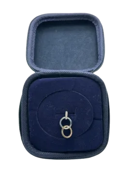 Tommy Hilfiger Metallic Stainless Steel & Rose Gold Double Earring (single)