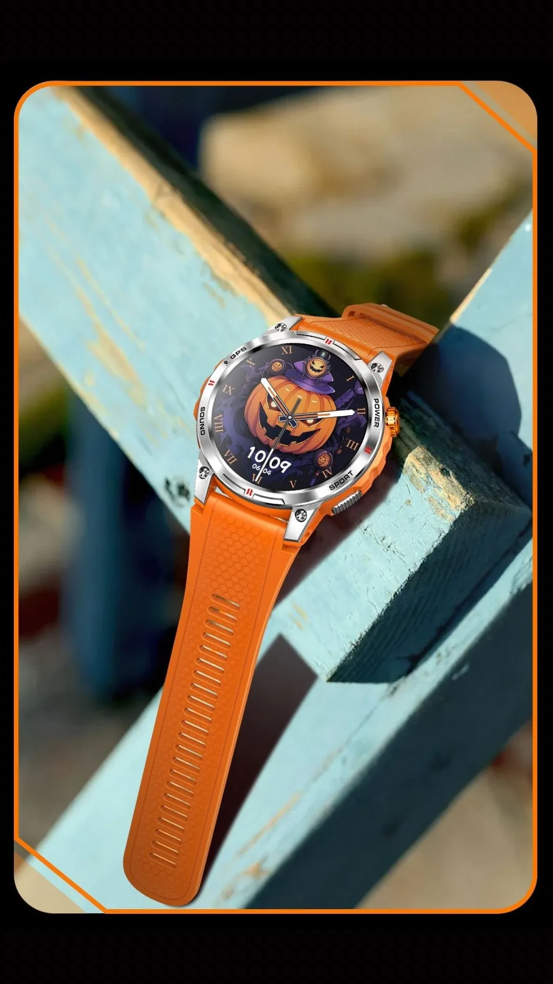TUTT NX18 Pro GPS AMOLED Metal Rugged Smart Watch | Compass | IP68 Waterproof | Exercise | Long Battery 128MB Memory Reloj 2 Straps | Always On Display Option