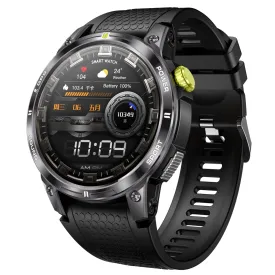 TUTT NX18 Pro GPS AMOLED Metal Rugged Smart Watch | Compass | IP68 Waterproof | Exercise | Long Battery 128MB Memory Reloj 2 Straps | Always On Display Option