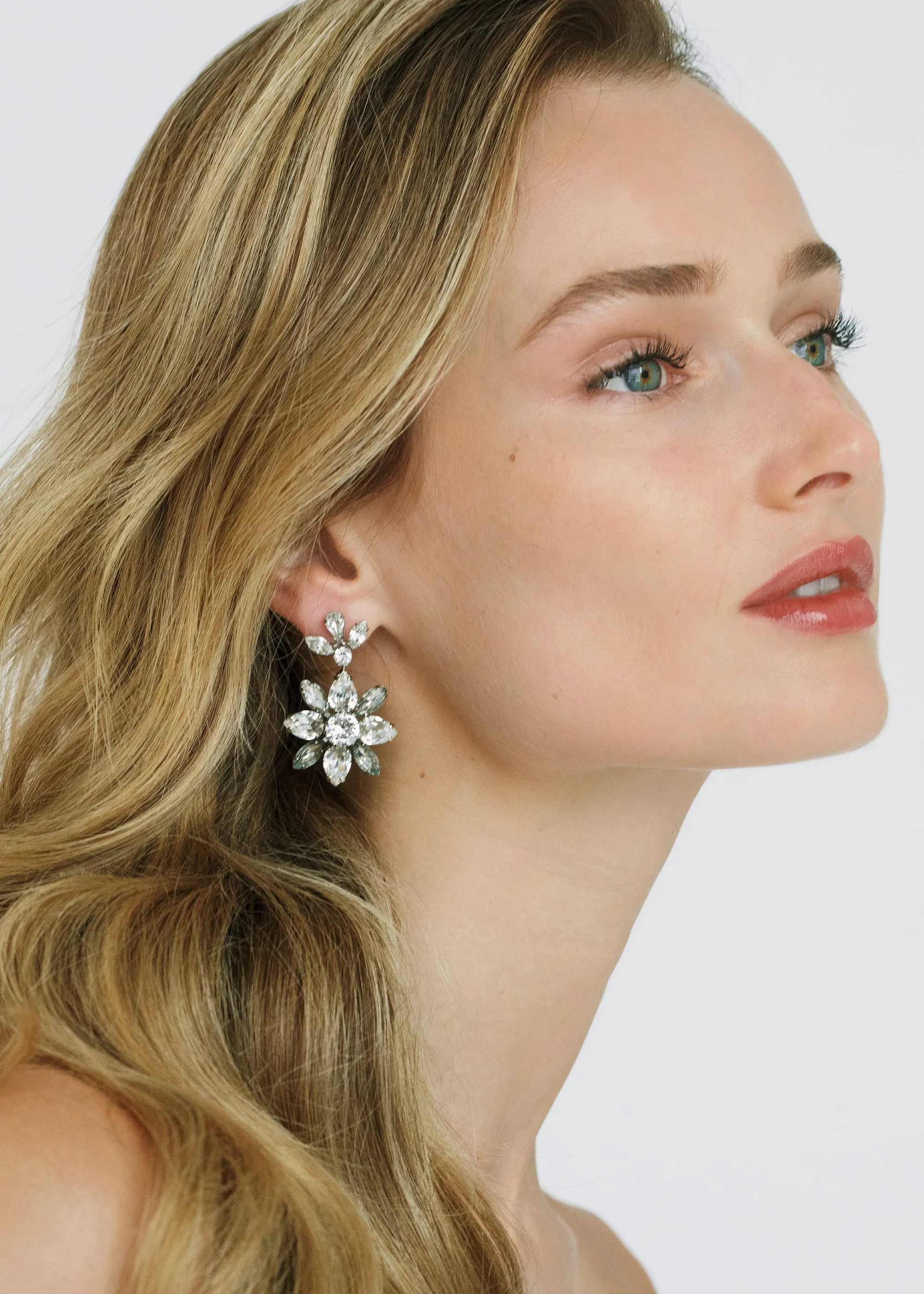 Vienna Earrings -- Crystal