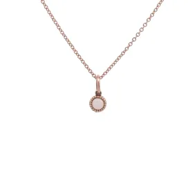 WD136 Opal October Birthstone - 14kt Opal Pebble Charm